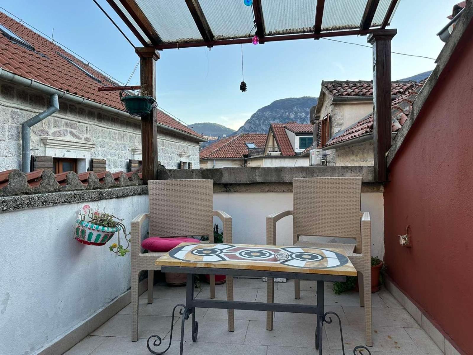 Charming Apartment With A Terrace Котор Екстер'єр фото